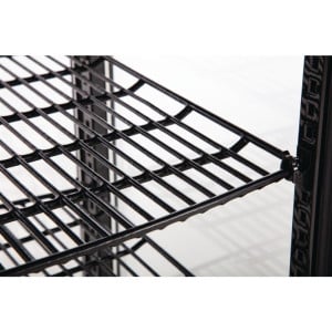 Vitrine Refrigerada - Porta Curva - Série Preta C 235 L