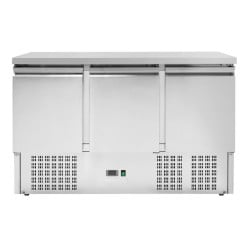 Mesa Refrigerada Compacta GN 1/1 Positiva 3 Portas