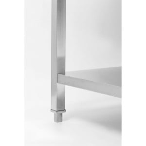 Mesa Inox Dynasteel: Profissionais de restauração, Aço inoxidável