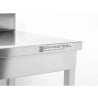 Mesa Inox Dynasteel: Profissionais de restauração, Aço inoxidável
