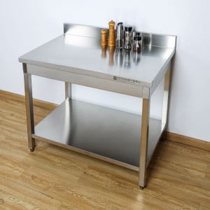 Mesa Inox Dynasteel: Profissionais de restauração, Aço inoxidável