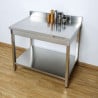 Mesa Inox Dynasteel: Profissionais de restauração, Aço inoxidável