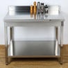 Mesa Inox Dynasteel: Profissionais de restauração, Aço inoxidável