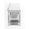 Mesa Inox Dynasteel: Profundidade 700 mm, Comprimento 800 mm