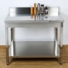 Mesa inox profissional Dynasteel: robustez e praticidade