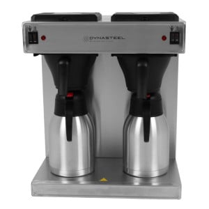 Cafetière Double Professionnelle 2 x 2 L - Dynasteel