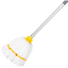 Cabeça de Mopa em Microfibra com Faixa Amarela - 0,15 kg