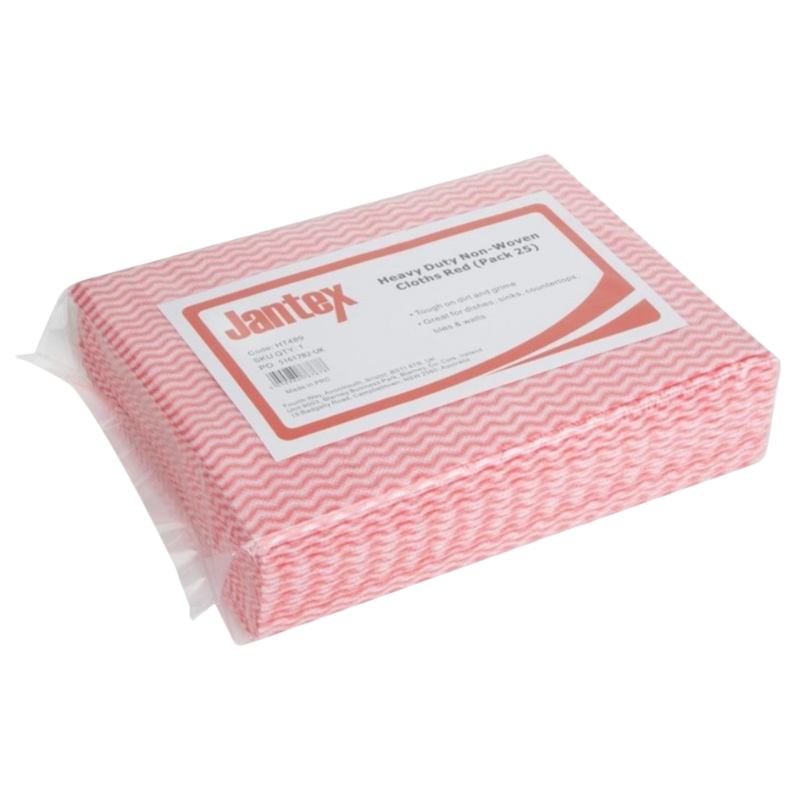 Chiffon Não Tecido Muito Resistente Vermelho - Lote de 25 Chiffon Não Tecido Muito Resistente Vermelho - Lote de 25