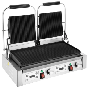 Grill de Contato Duplo Placas Ranhuradas - Buffalo