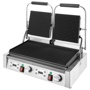 Grill de Contato Duplo Placas Ranhuradas - Buffalo