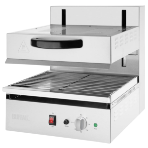 Placa de Cozinha e Grelhador Salamandra Altura Ajustável - 2800 W