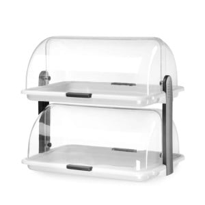 Vitrine com Tampa Deslizante - Dupla - HENDI