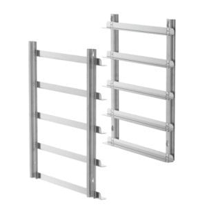 Guias de Suporte para Forno Combinado a Vapor 7 Níveis