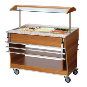 Chariot Buffet Quente - 3 x GN 1/1