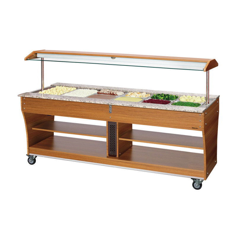 Chariot Buffet Quente - 6 x GN 1/1 Chariot Buffet Quente - 6 x GN 1/1