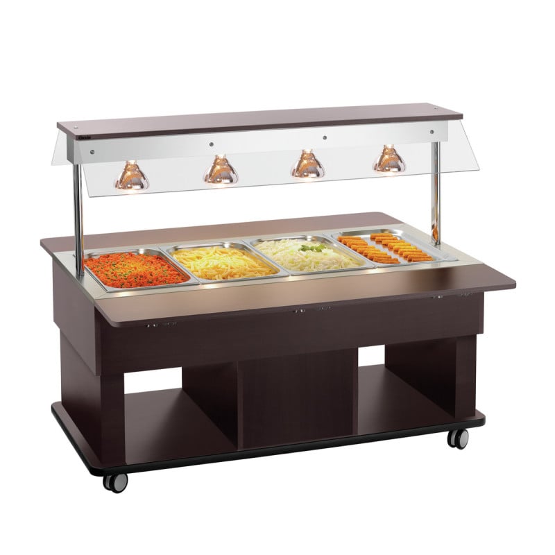 Chariot Buffet Quente Infantil - 4 x GN 1/1 Chariot Buffet Quente Infantil - 4 x GN 1/1