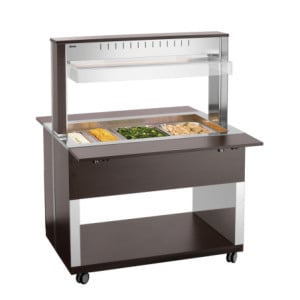 Chariot Buffet Quente - 3 x GN 1/1
