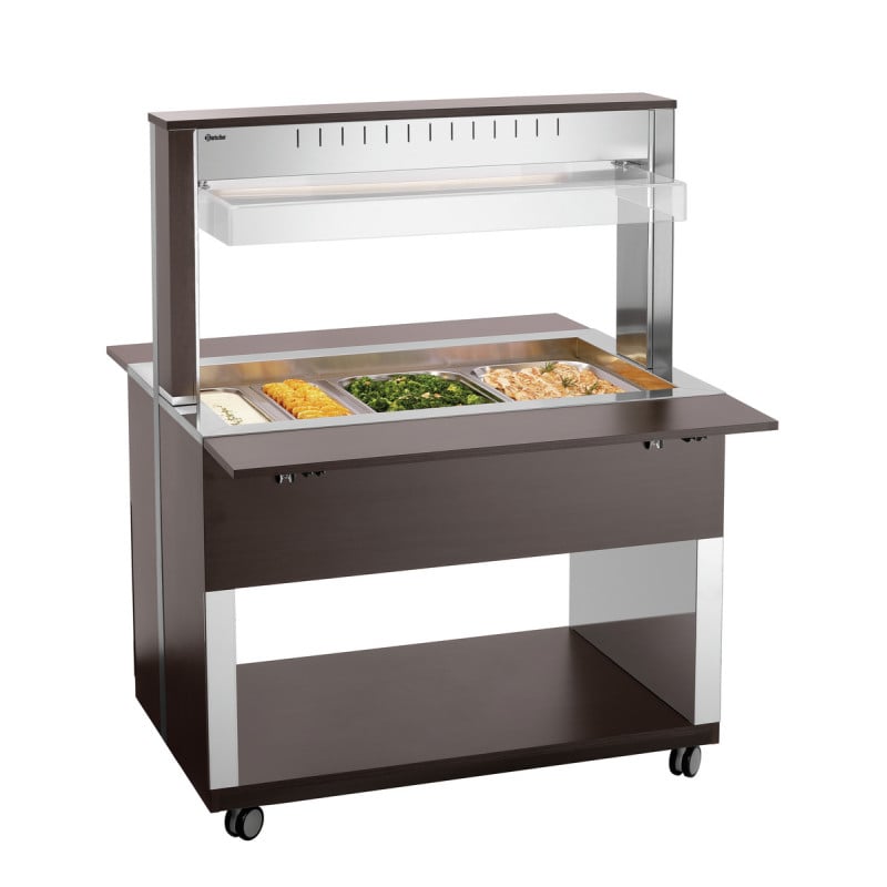 Chariot Buffet Quente - 3 x GN 1/1 Chariot Buffet Quente - 3 x GN 1/1