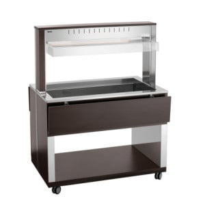 Chariot Buffet Chaud - 3 x GN 1/1