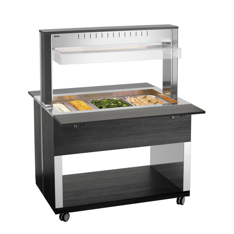 Chariot Buffet Quente - 3 x GN 1/1 Chariot Buffet Quente - 3 x GN 1/1