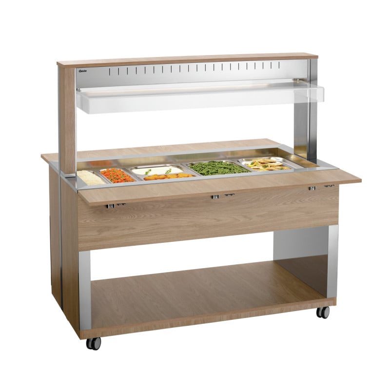 Chariot Buffet Quente - 4 x GN 1/1 Chariot Buffet Quente - 4 x GN 1/1