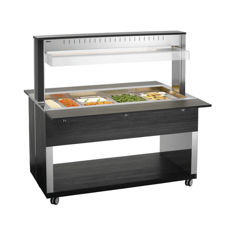 Chariot Buffet Quente - 4 x GN 1/1 Chariot Buffet Quente - 4 x GN 1/1