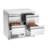 Mini Mesa Refrigerada GN 1/1 - 4 Gavetas