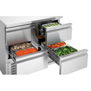 Mini Mesa Refrigerada GN 1/1 - 4 Gavetas