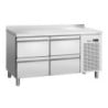 Mesa Refrigerada Positiva 4 Gavetas GN 1/1 com Backsplash