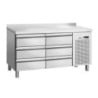 Mesa Refrigerada Positiva 6 Gavetas GN 1/1 com Backsplash