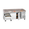 Móvel Refrigerado para Pizza com 2 Portas e 7 Gavetas