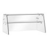 Vitrine de Vidro para Saladette Refrigerada com 2 Portas