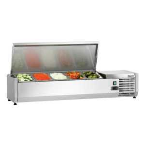 Saladette Refrigerada de Bancada Inox - 5 x GN 1/4