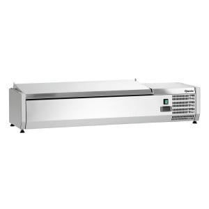 Saladette Refrigerada para Colocar Inox - 3 x GN 1/3 + 1 x GN 1/2