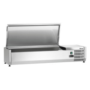 Saladette Refrigerada para Colocar Inox - 3 x GN 1/3 + 1 x GN 1/2