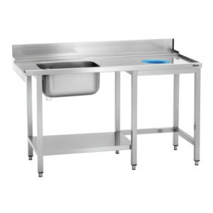 Mesa de Triagem com Pia e Um Furo - L 1495 x P 730 mm - Bartscher