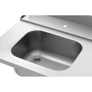 Mesa de Triagem com Pia e Um Furo - L 1495 x P 730 mm - Bartscher