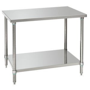 Table de Travail Inox avec Etagère Basse - P 700 mm - L 1000 mm - Bartscher