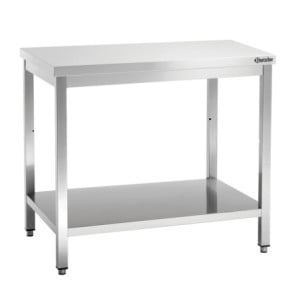 Mesa de Trabalho Inox com Prateleira Baixa - P 700 mm - L 1200 mm - Bartscher