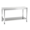 Mesa de Trabalho Inox com Prateleira Inferior - P 700 mm - L 1600 mm - Bartscher