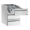 Colonne Gavetas 3 x GN 1/1 Mesa de Trabalho - Bartscher