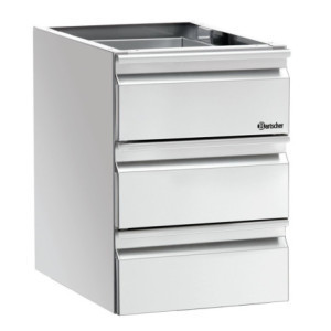 Colonne Gavetas 3 x GN 1/1 Mesa de Trabalho - Bartscher