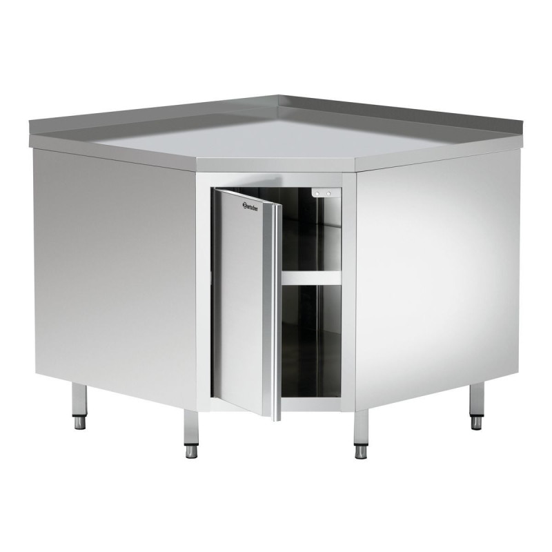 Meuble de Canto em Inox - L 1000 x P 1000 mm - Bartscher Meuble de Canto em Inox - L 1000 x P 1000 mm - Bartscher