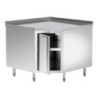 Meuble de Canto em Inox - L 1000 x P 1000 mm - Bartscher