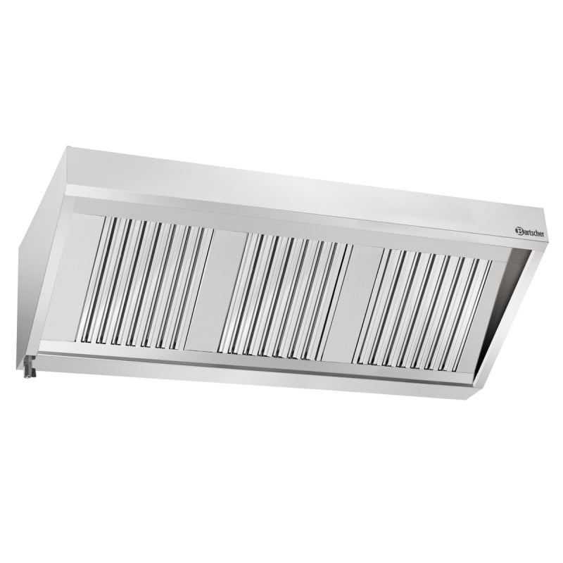 Exaustor de Parede com Motor e Iluminação - L 1600 x P 700 mm - Bartscher Exaustor de Parede com Motor e Iluminação - L 1600 x P 700 mm - Bartscher
