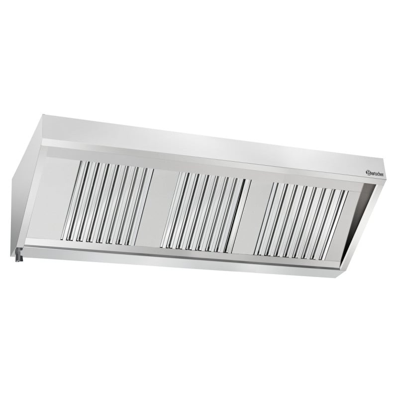 Exaustor de Parede com Motor e Iluminação - L 1800 x P 700 mm - Bartscher Exaustor de Parede com Motor e Iluminação - L 1800 x P 700 mm - Bartscher