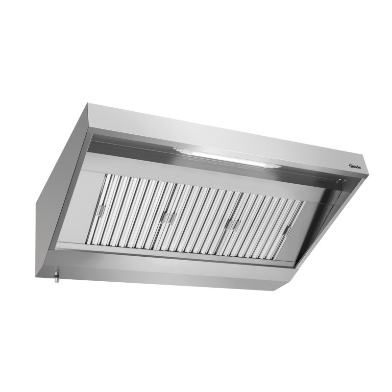 Exaustor de Parede com Motor e Iluminação - L 1600 x P 900 mm - Bartscher