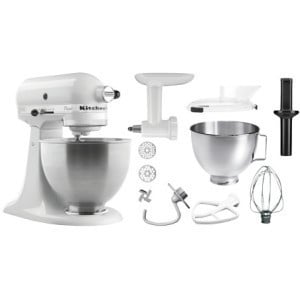 Batedeira KitchenAid Branca com Acessórios - 4,28 L - Bartscher