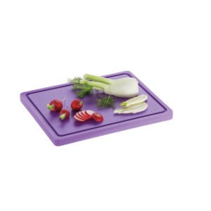 Plancha de Corte 325 x 265 mm - Violeta - 20 mm de Espessura - Bartscher