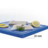 Tábua de Corte 325 x 265 mm - Azul - 20 mm de Espessura - Bartscher